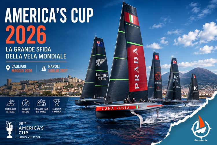 America’s Cup 2026: Cagliari inaugura la sfida che porterà la vela mondiale a Napoli