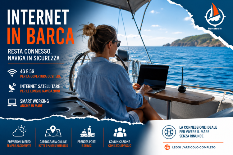 Pronti a salpare? Avete tutto a bordo? E la connessione internet?