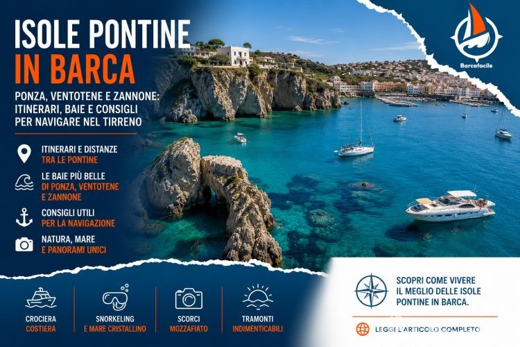 Un viaggio alle Isole Pontine in barca: Ponza, Ventotene e Zannone